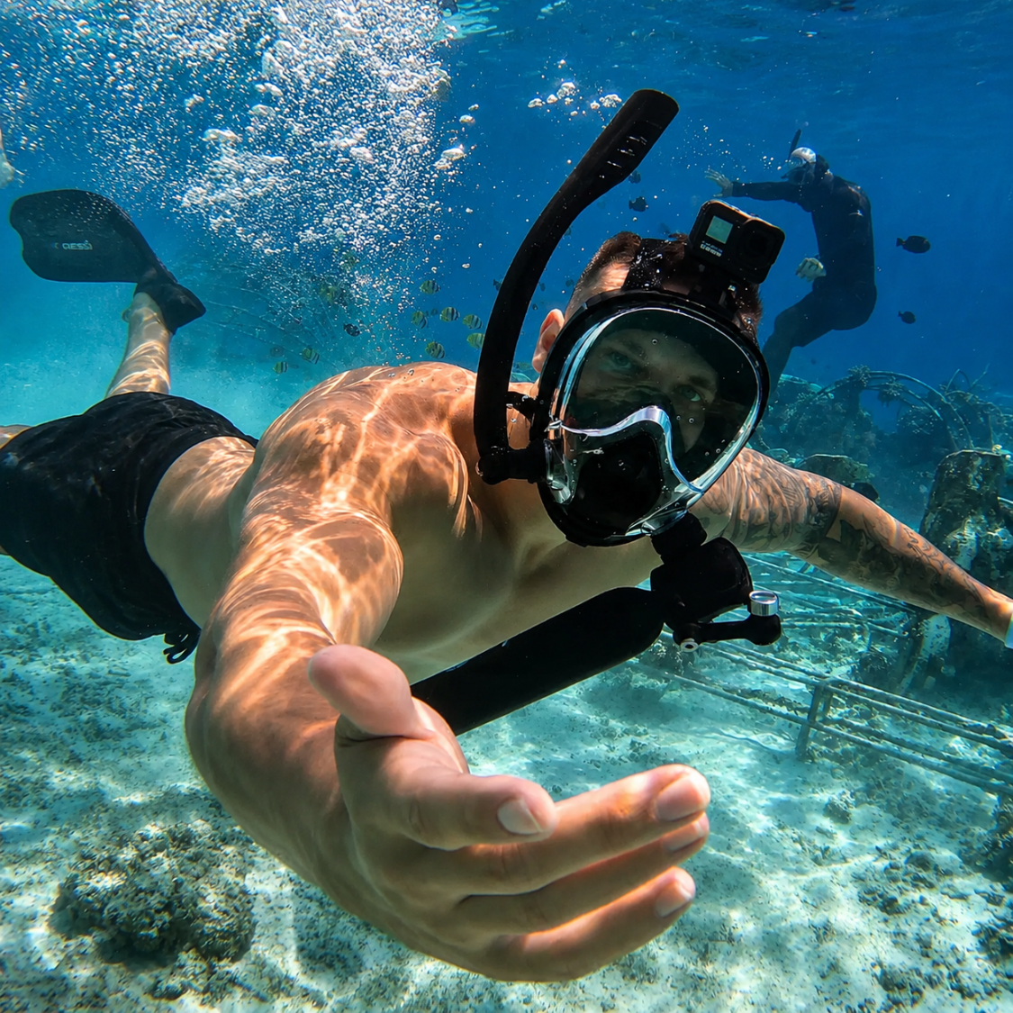 ISLA BLANCA® KIT DE MÁSCARA DE SNORKELING SUBACUÁTICO
